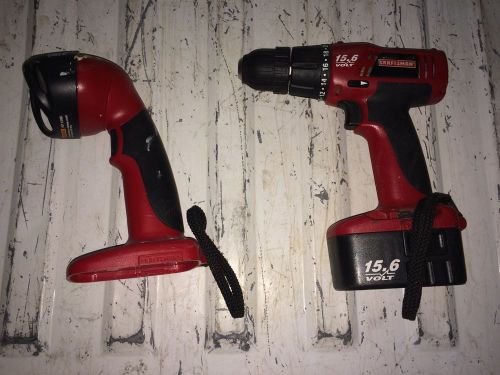 Craftsman cordless drill bundle, Flashlight No Charger/ Battery