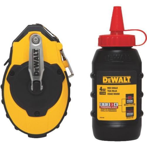 Stanley DWHT47144 Chalk Line Reel And Chalk-RED CHALK REEL KIT