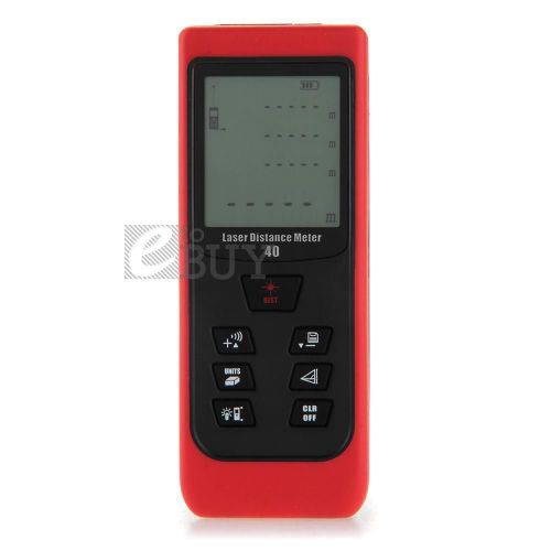 Digital Laser Distance Meter Tester Range Finder Measure 0.05 to 40m RZD-40