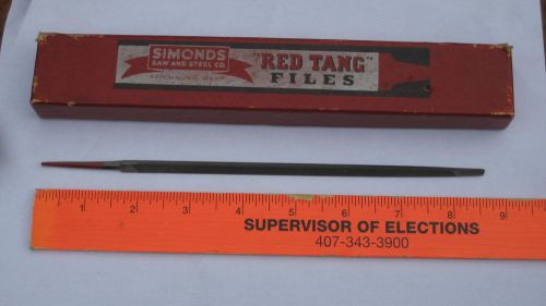 Simonds 7&#034; Extra Slim Taper Hand saw File - American Made