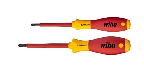 Wiha SB327S2 Screwdriver Set Slotted/Phillips Terminal VDE 1000V Insulated Xeno