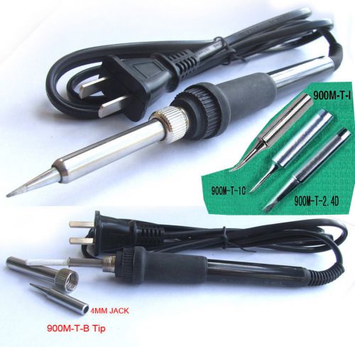 1pcs ac 220v 35w soldering iron ic smd smt welding tool for 900m-t tip + 3 tips for sale