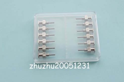 1/4&#034;  16G 24pcs  Blunt Stainless Steel Dispensing Syringe Needle Tips