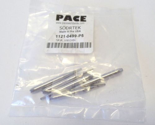 New PACE 5 Pc 1/16&#034; Chisel Soldering Tip Set 1121-0499-P5 SODRTEK