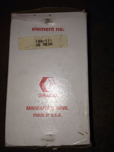 Graco 108-111  108111 Filter Element 30 Mesh NIB