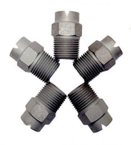 5 PACK of (NEW) HARDENED STEEL SPRAY TIPS - 3/8&#034; X 80/30 - SEALCOATING