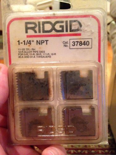 RIDGID 1&#034; - 1/4 NPT PIPE DIE HEAD THREADER CHASERS~37840