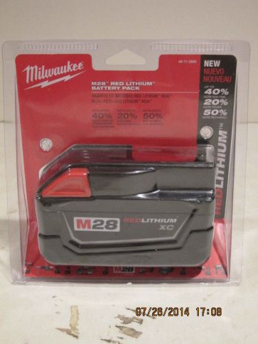 Milwaukee genuine 48-11-2830,m28 lithium-ion battery-new in sealed pak f/ship!! for sale