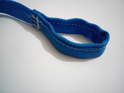 2.5m / 8.2ft 300kg flat eye to eye lifting strap tow strap rigging blue for sale