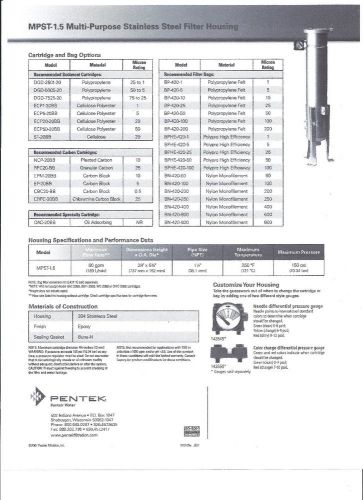 Stainless steel multi purpose filter for sale