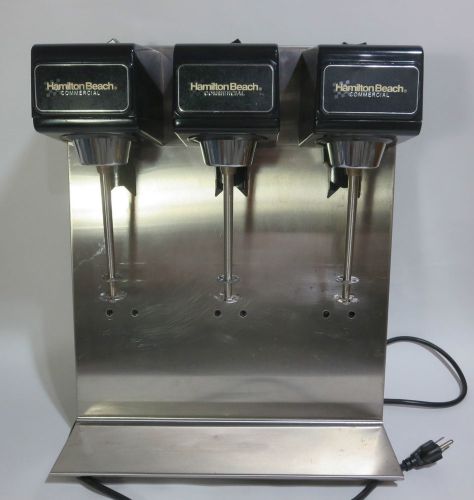 Hamilton Beach 950 3 Head 3 Speed Commercial Restaurant Drink Mixer Blender