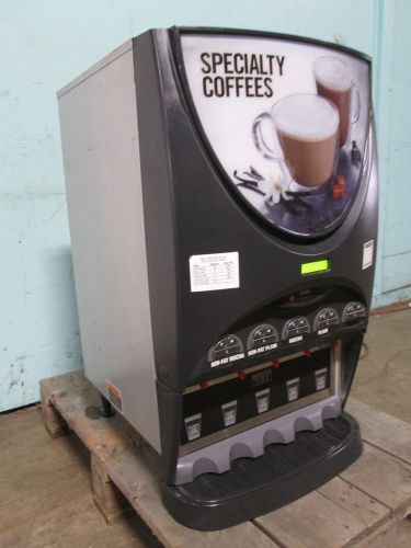 &#034;BUNN&#034; HD COMMERCIAL LIGHTED 5 FLAVORS DIGITAL CAPPUCINO/HOT BEVERAGE DISPENSER