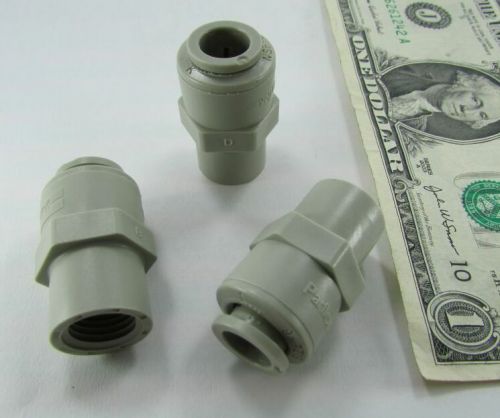 Lot 10 parker trueseal female adapters 3/8&#034; od tube x 1/4 npt a6fc4-mg fittings for sale