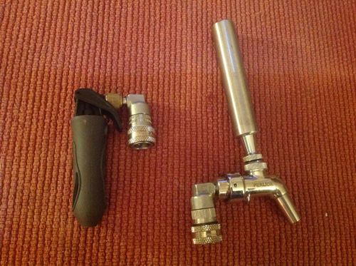 Ball Lock Stainless Beer Coupler Set Keg Home Brew Tap CO2 Perick Hansen