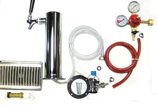 1Tap Tower Kegerator  Beer  Tap Bar Kit # HTK4