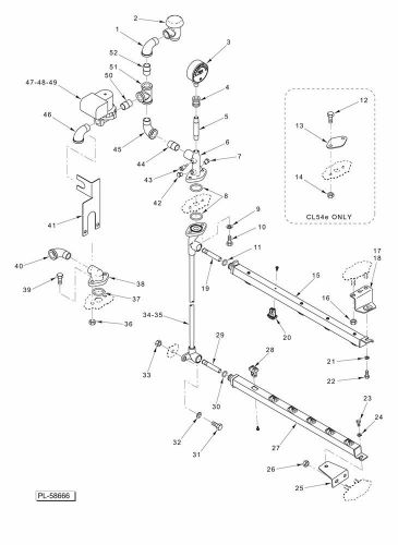 Hobart Opti rinse nozzle 00-893535