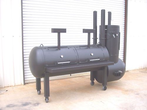 NEW BBQ pit smoker cooker and Charcoal grill stationary