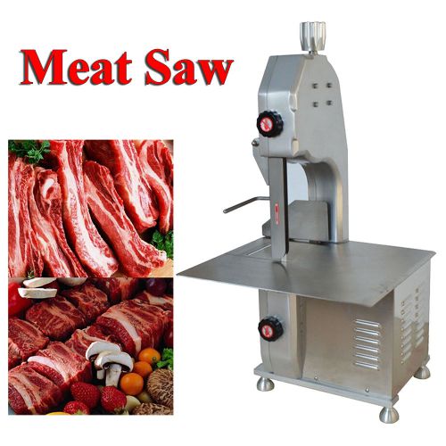 Commercial kitchen 110v electric table top meat band saw  resturant chopper for sale