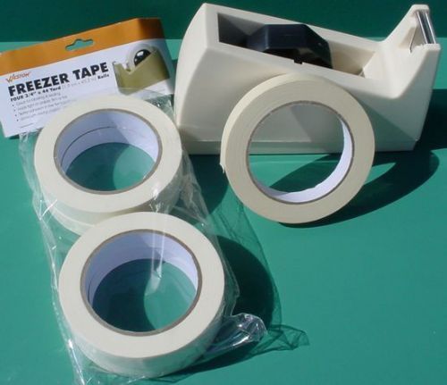 Freezer Tape Dispenser-5 Rolls of Freezer Tape 220 yds.