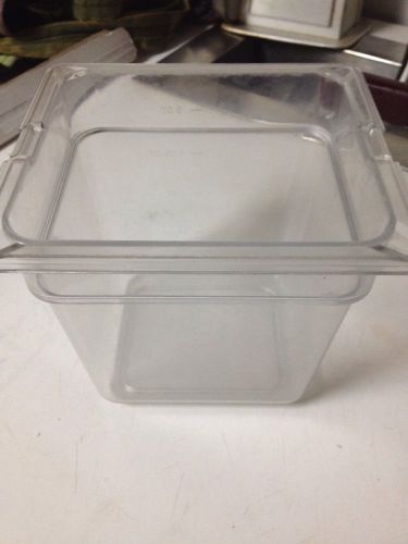 Carlisle Top Notch Clear Pily Food Pan 1/6 Size 6&#034; Deep