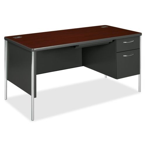 HON88263RNS Single Desk,w/ Right Box/File,60&#034;x30&#034;x29-1/2&#034;,Mahogany/CCL