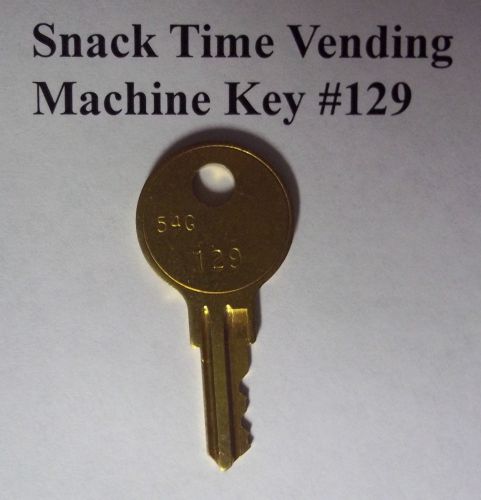 Vendcraft Dundas Snack Time Front Drop Vending Machine Key 129