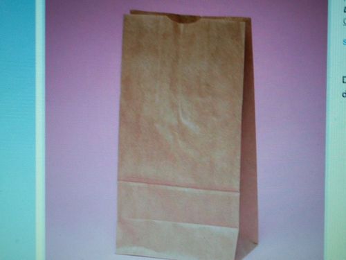 8# Brown Plain Bags, 500 Pack