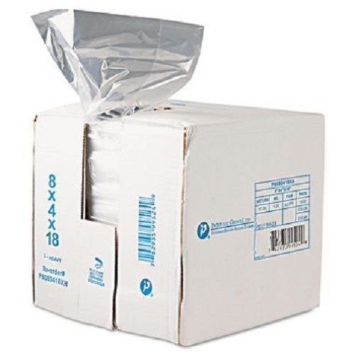 New 1,000 2 Gallon (8 Quarts) Poly Food Bags 8&#034; x 4&#034; x 18&#034;