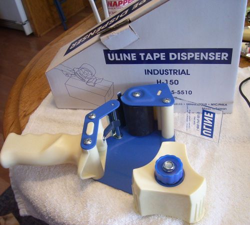 NEW ULINE TAPE GUN H-150 INDUS. SIDE LOAD PACKING TAPE DISPENSER