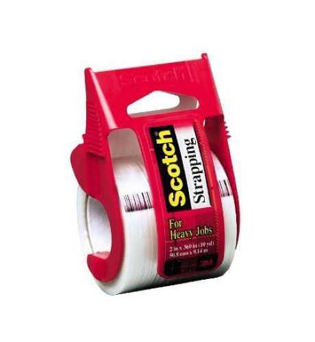 3m 350 scotch strapping tape, 2-in by 360-in, 6-pack for sale