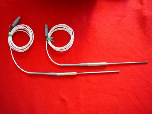 Pair of fluke calibration, hart scientific 5615-6-p secondary temperature probe for sale