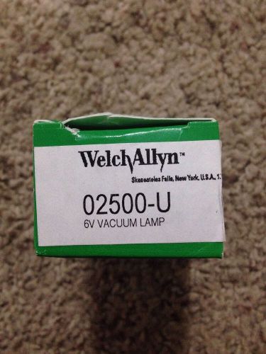 Welch Allyn 2500-U 6V vacuum Lamp