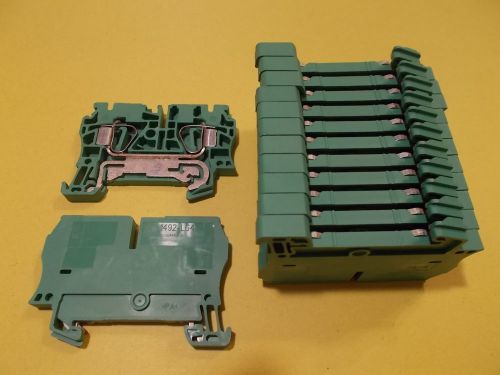 PARTIAL BOX QTY 13 AB ALLEN BRADLEY 1492-LG4 SERIES A TERMINAL BLOCKS