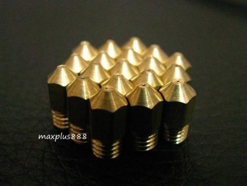 3D Printer RepRap 0.3mm+0.35mm  Brass Nozzle J-Head Hot End Makerbot New