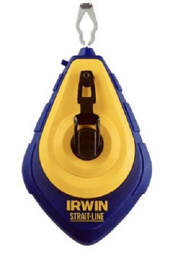 Irwin 100&#039; Speed Line Chalk Reel, (3.5:1), Special Cotton Cord