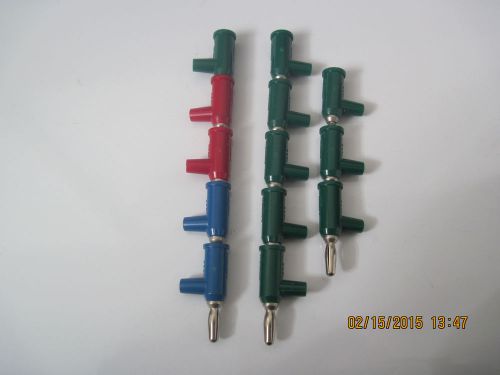 POMONA Single Banana Jack Connectors USED Assorted Colors Qty 13