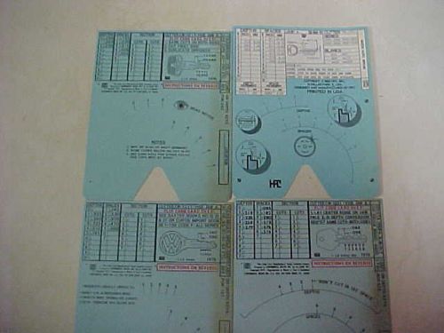 HPC Code Key Machine cards, XF2, XF8, XF81, CF64, set #4 Locksmith, key maker