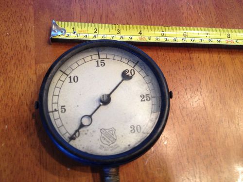 4.5&#034;ASHCROFT  Pressure Gauge, Vintage, Antique, Patented 1910