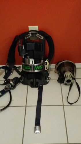 MSA SCBA firehawk ultralite pack plus mask