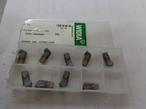 9 WIDIA CARBIDE CUTOFF INSERTS 507281 M45 STK2102