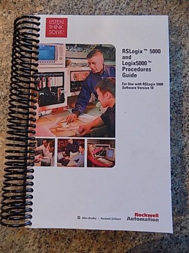 ROCKWELL AUTOMATION Logix 5000 PROCEDURE GUIDE ABT-1756-TSJ50