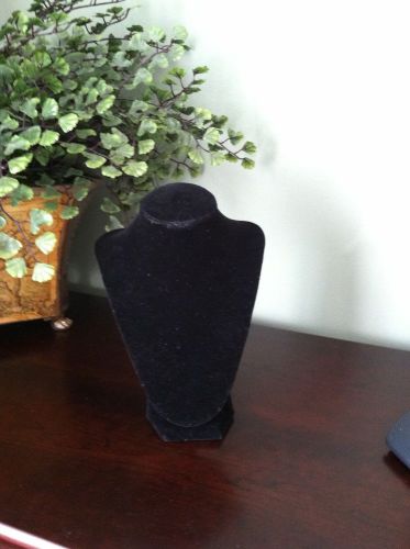 Set / Lot of  7 Black Velvet Necklace &amp; Braceet Display Holders