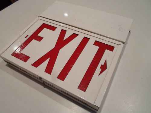 Used - sure-lites surelites  exit sign red un1srw un-1-srw for sale