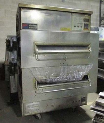 PS360S Middleby Marshall Double Stack Conveyor Ovens  - Pizza - Subs - Bake