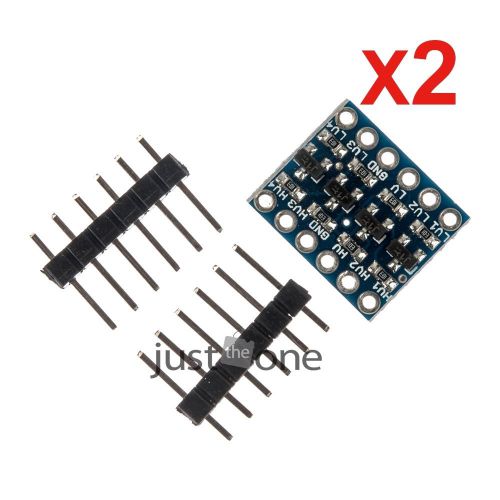 2x IIC I2C Logic Level Converter Module 3.3V to 5V f. Arduino Bi-Directional