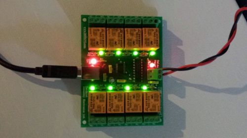 Dencovi 12V USB 8 Relay Board X 12