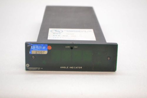 TRANSMAGNETICS 2623B ANGLE INDICATOR D414190