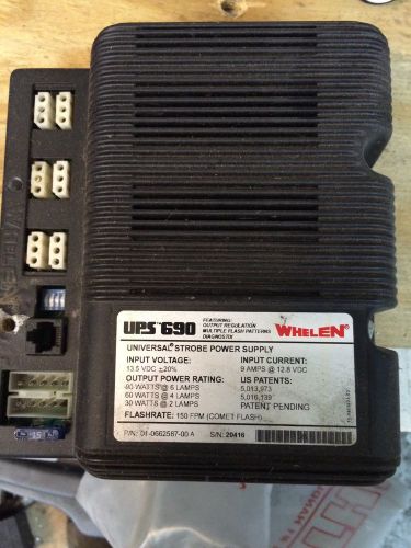 whelen strobe power supply  690