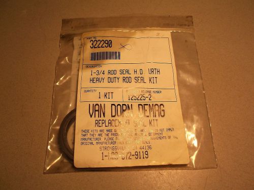 Vandorn Demag 322290 Heavy Duty Rod Seal Kit *FREE SHIPPING*