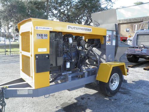 2004 putzmeister tkb60 concrete pump for sale